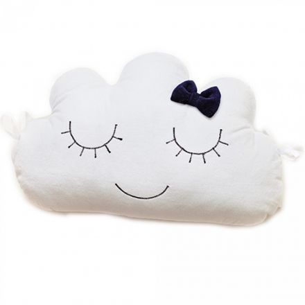 Бампер - подушка Twins Cloud 7099-DC-13, white/black